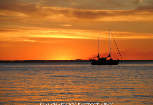 Sunset on Fraser Island