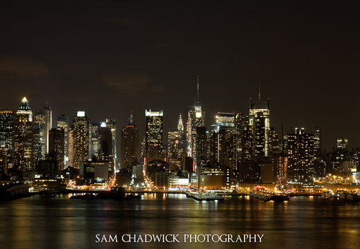 Manhattan Skyline at Night