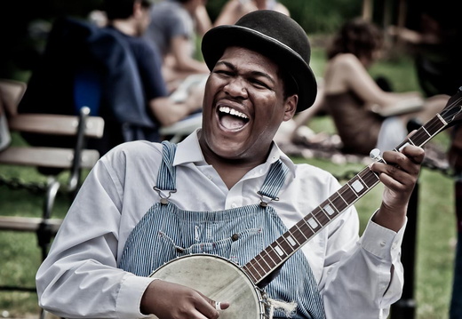 Banjo player