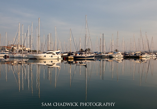 Boats moored in Pescara